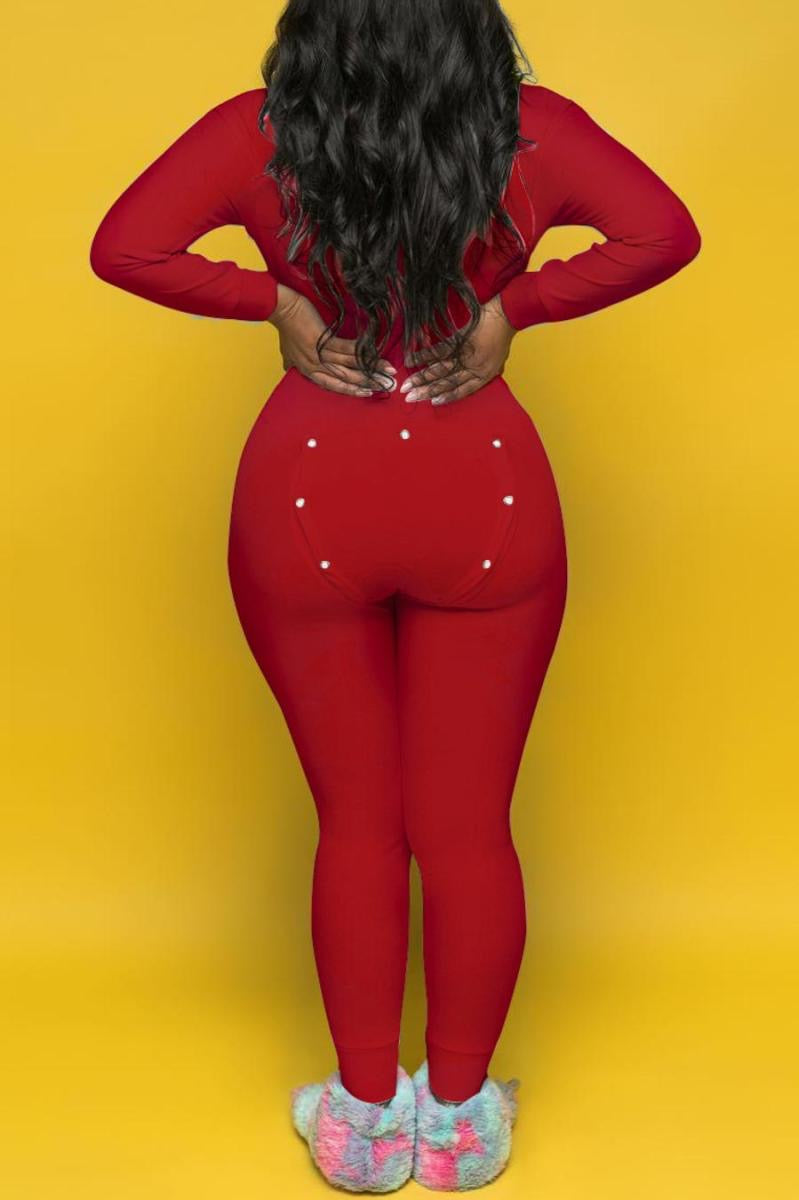 Red Snap Onsie